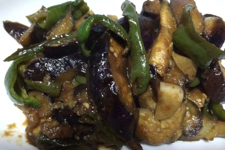 なすとピーマンの焼肉のたれ煮 レシピ 作り方 By Noanoanoan クックパッド
