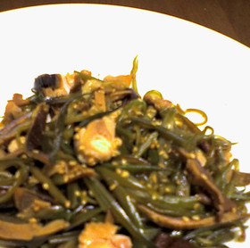 大好物^^茎わかめのきんぴら