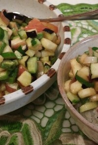 簡単☆たっぷり野菜のトロネバ混ぜご飯