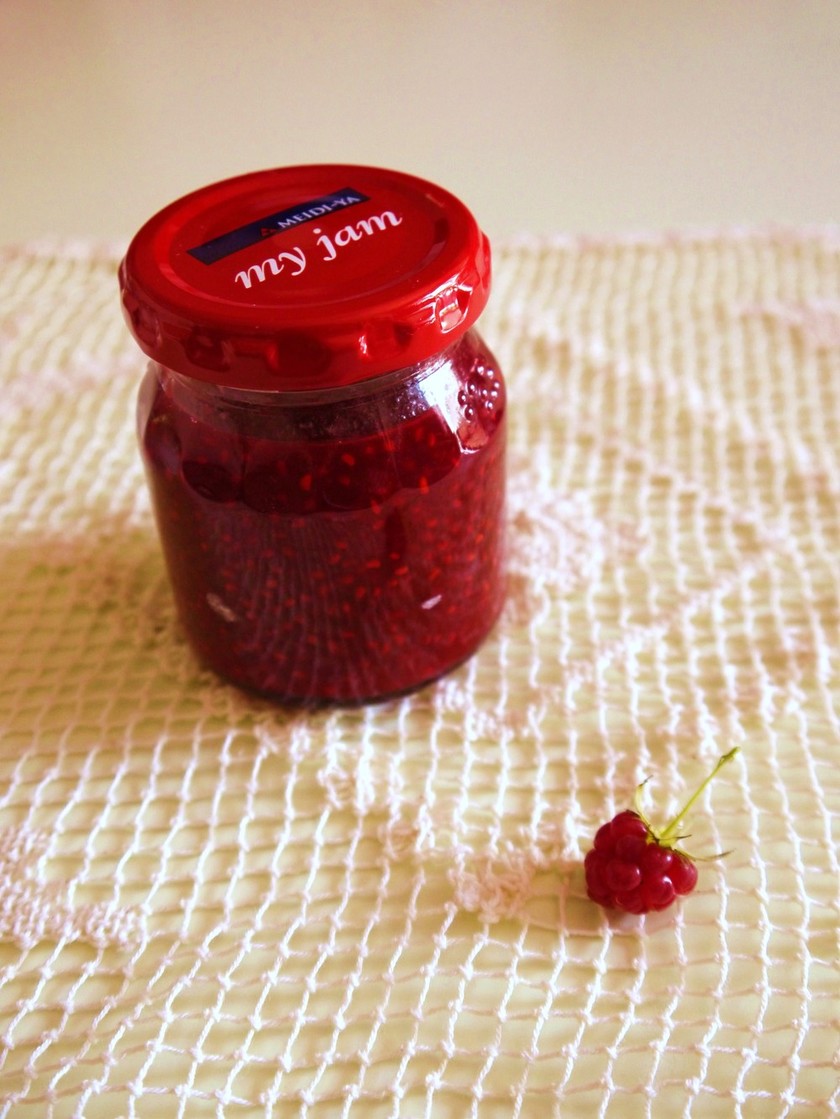 ラズベリージャムバーのレシピ