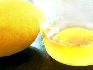 レモンシロップ　ジュースやかき氷に♪の写真