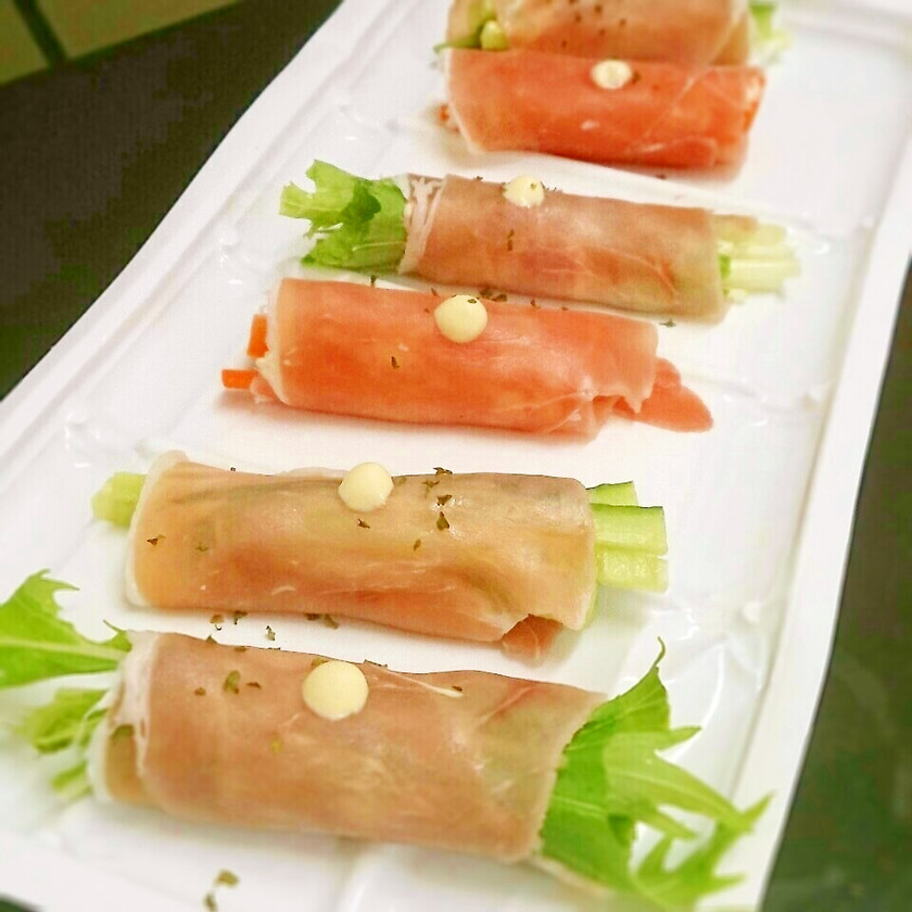 簡単!!色々野菜の生ハム巻き前菜 by ちょここぁ 【クックパッド】 簡単おいしいみんなのレシピが350万品