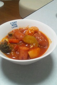 るる91 野菜たっぷり！簡単トマトスープ