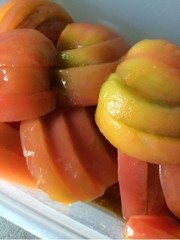 トマトの旨タレマリネの写真