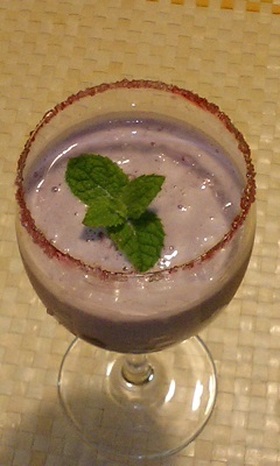 カシスとクリームチーズのジェラート