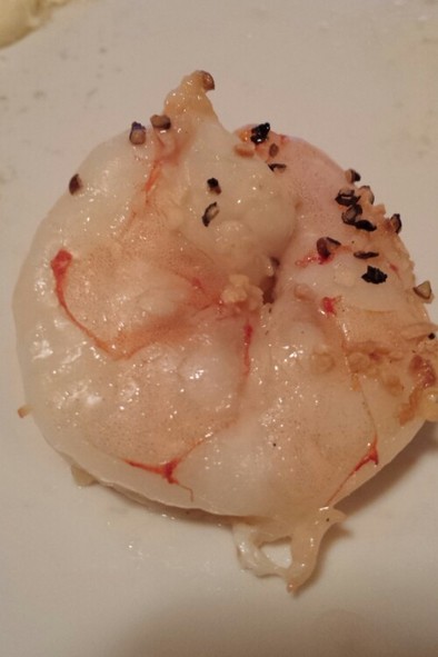 簡単:：海老の塩ニンニクオリーブオイル焼の写真