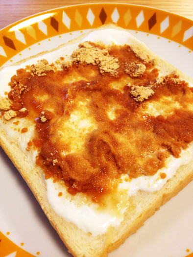 レモンヨーグルト♡きな粉トーストの写真