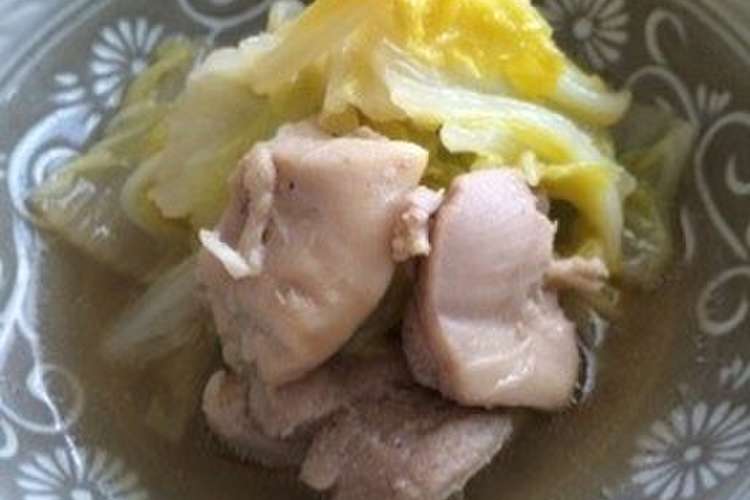白菜と鶏もも肉のほんだし煮 レシピ 作り方 By ころみさん クックパッド 簡単おいしいみんなのレシピが352万品