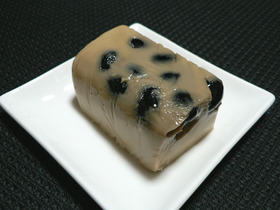 黒豆コーヒー豆乳寒天
