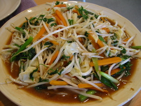 タレがミソの野菜炒め