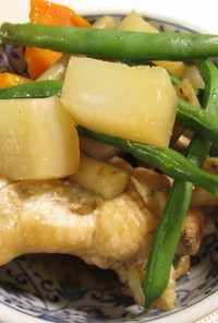 鶏手羽元と根菜の煮物