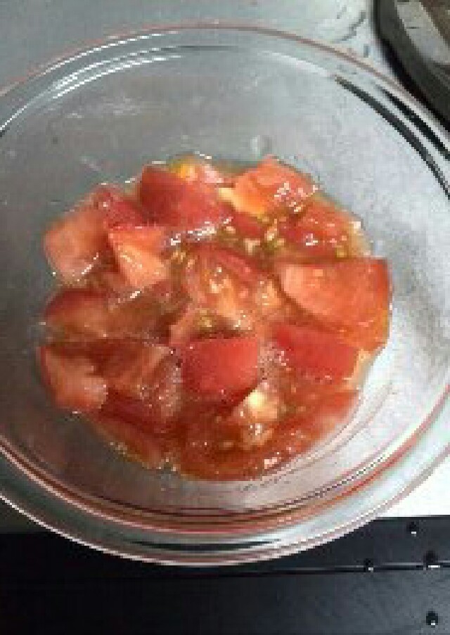 夏にぴったり☆トマトのひんやりデザート　の画像