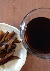簡単‼︎うちの麺つゆ 椎茸の旨煮添え