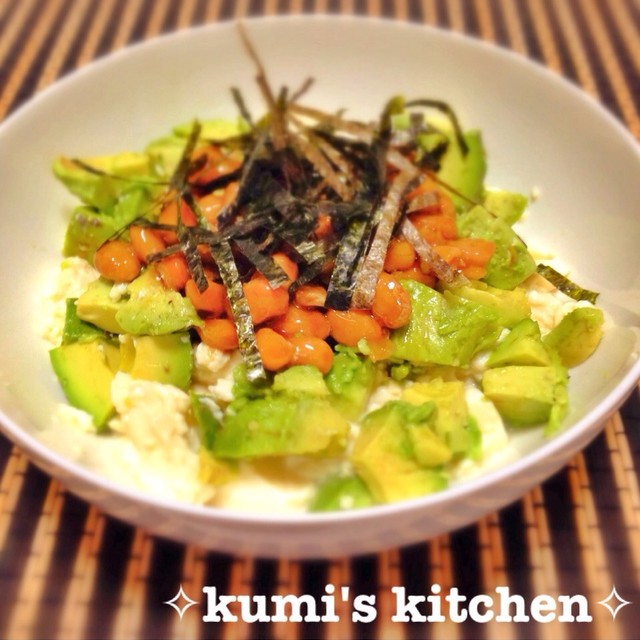 アボカドと納豆と豆腐で簡単ダイエット レシピ 作り方 By Kumi0901 クックパッド