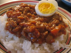 トマトのドライカレー