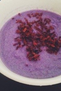紫キャベツの冷製スープ