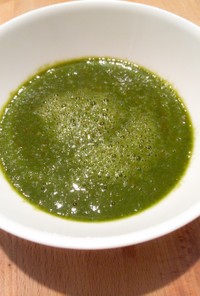 ミニトマトのグリーンスープ