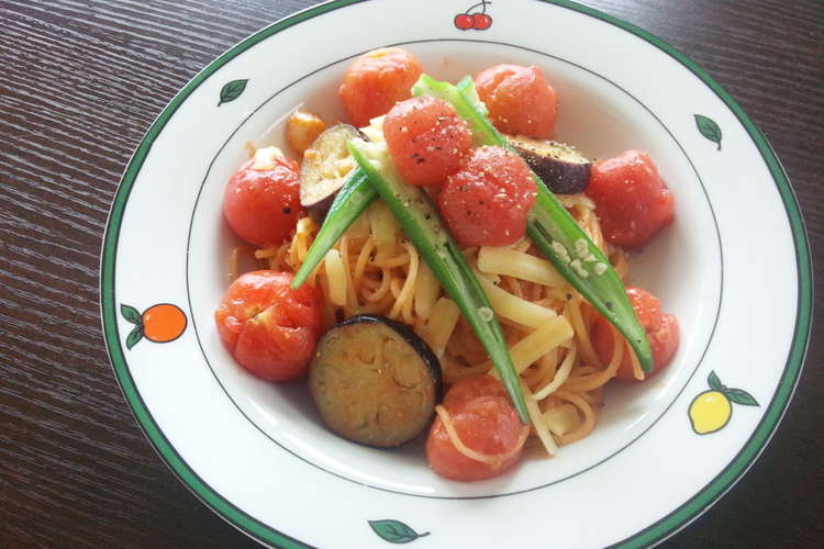 ボリューム満点 夏野菜パスタ レシピ 作り方 By Ottyucar18 クックパッド 簡単おいしいみんなのレシピが375万品