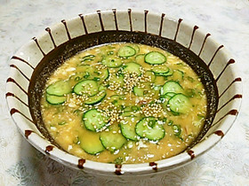 暑い夏に!簡単~ツナ缶で冷や汁