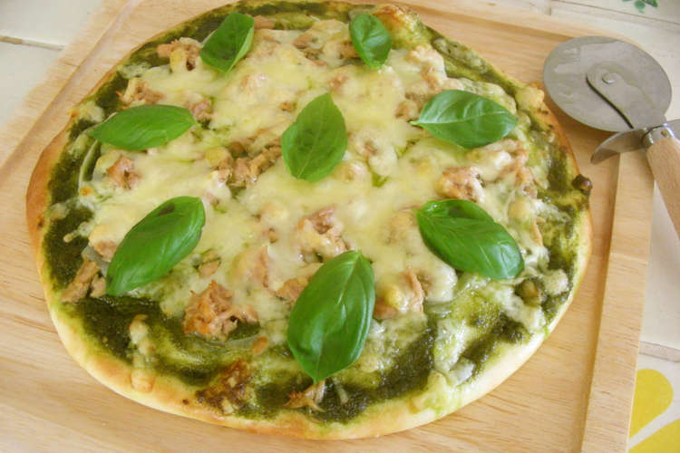 バジルとガーリックのピザ レシピ 作り方 By クックtfemwa クックパッド 簡単おいしいみんなのレシピが351万品
