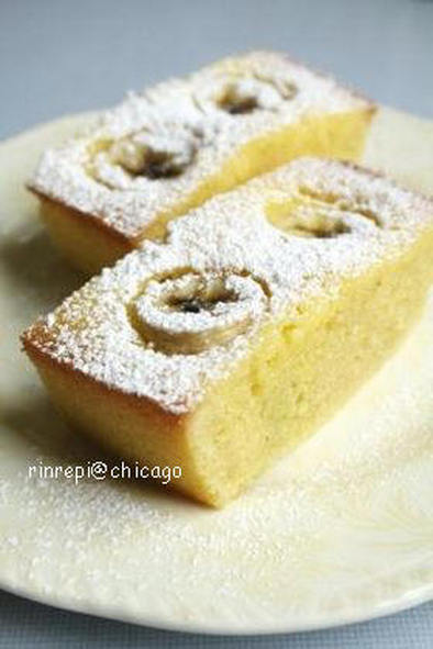 バナナアーモンドケーキの写真