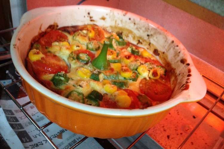 鰯を孕んだオクラとトマトの臨月グラタン レシピ 作り方 By クックnax6zv クックパッド 簡単おいしいみんなのレシピが352万品