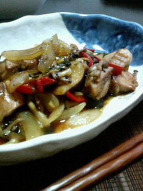 簡単☆鶏肉の韓国風炒め