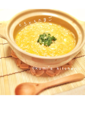 たまごと味噌のトロトロおじや♡簡単♡