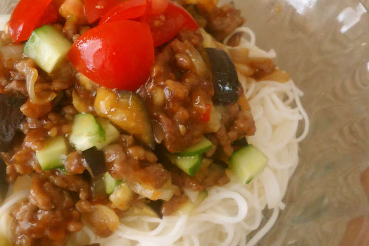 焼肉のタレで夏野菜そうめん レシピ 作り方 By キミノスケ クックパッド 簡単おいしいみんなのレシピが350万品