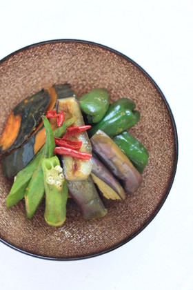 夏野菜の南蛮漬け。