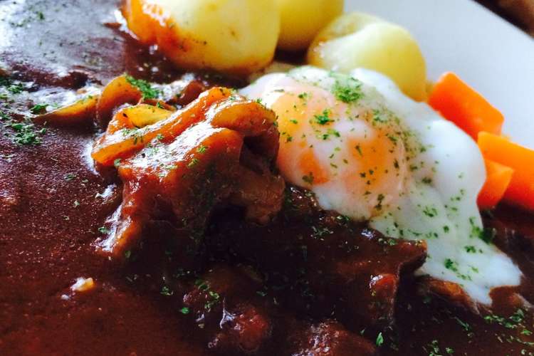 赤ワインで煮詰めた牛すじのビーフシチュー レシピ 作り方 By ゾネキチ クックパッド 簡単おいしいみんなのレシピが350万品