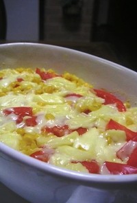 トマトコーンのチーズ焼 