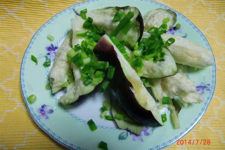 今が旬 簡単すぎ 水なすのお刺身 サラダ レシピ 作り方 By 桃アン クックパッド