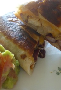 簡単チキンブリトーのレシピ