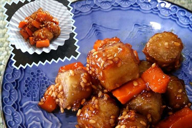 お弁当に ごぼう 人参の根菜南蛮 レシピ 作り方 By 空猫 クックパッド 簡単おいしいみんなのレシピが352万品