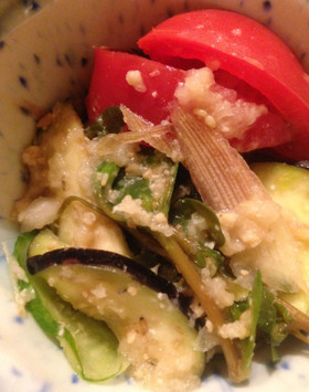 夏野菜の和え物