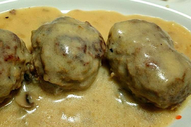 クリスマス クリーム煮込みハンバーグ レシピ 作り方 By 5es クックパッド 簡単おいしいみんなのレシピが374万品