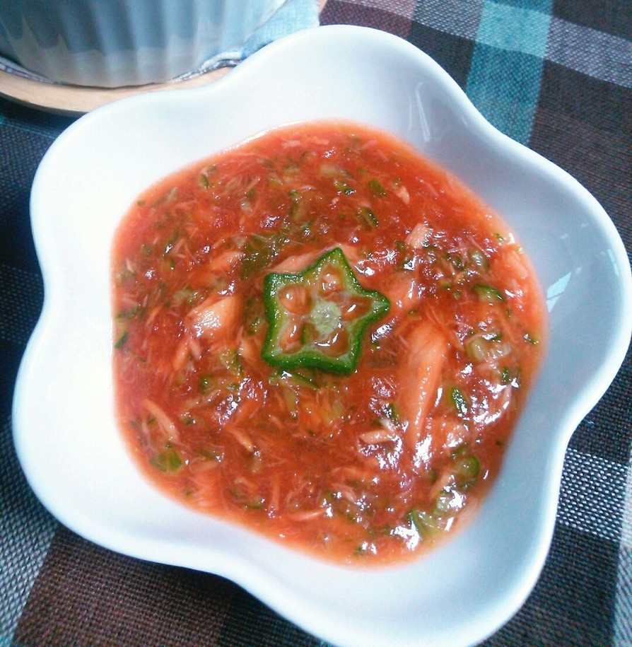 離乳食中期！夏におすすめトマトスープの画像