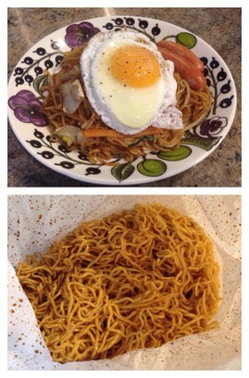焼きそば★裏技(粉末ソースはお先に)