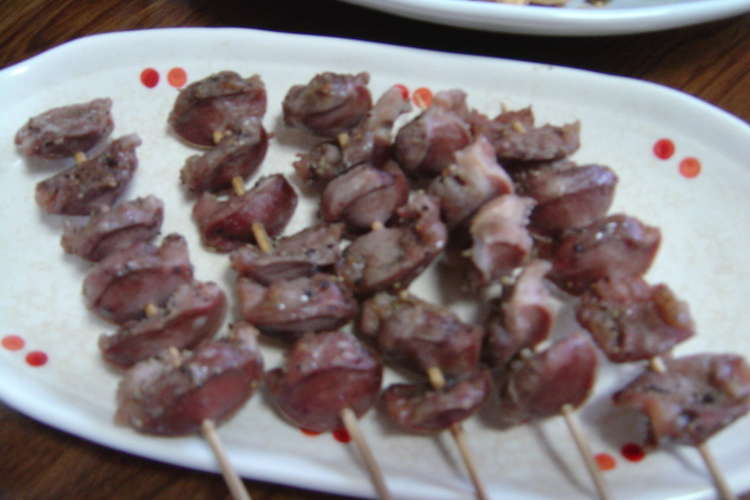 簡単 砂肝の焼き鳥 レシピ 作り方 By Snoopysukisuki クックパッド 簡単おいしいみんなのレシピが355万品