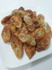 ☆お好み焼き粉でちくわ磯辺揚げ☆の写真