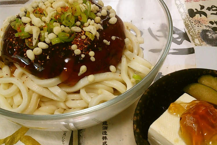 麺つゆジュレでぶっかけうどん レシピ 作り方 By ａｇｕａ ａｑｕｉ クックパッド