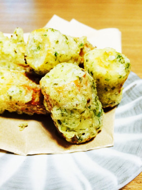 簡単つまみ・弁当に♡ちくわチーズ磯辺揚げ