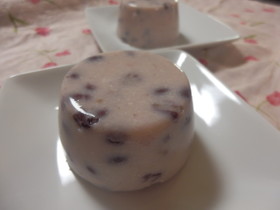 もちもち小豆プリン