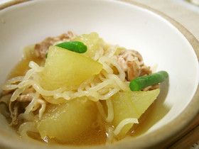 とうがんの煮物☆肉じゃが風☆