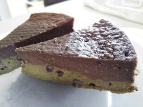 簡単!ココア&抹茶小豆の豆腐ケーキ!