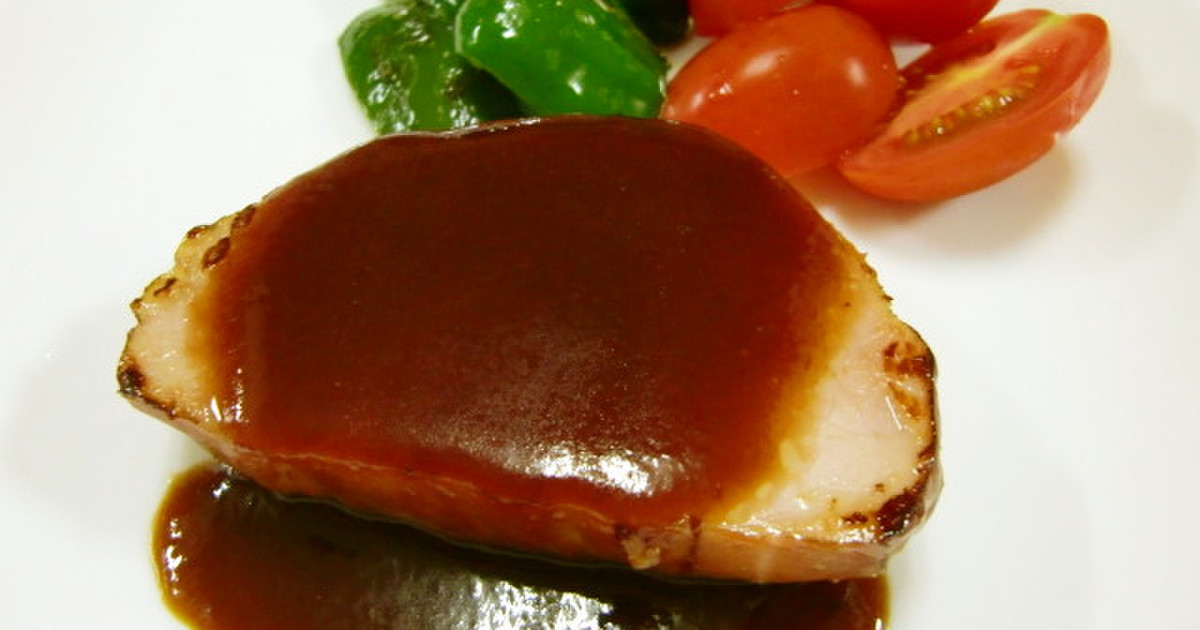 簡単 特製ソースでロースハムステーキ レシピ 作り方 By たかしママ クックパッド 簡単おいしいみんなのレシピが352万品
