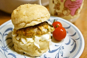 手軽に食べよう!サバのフィッシュバーガー
