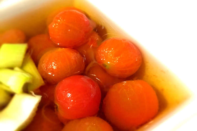 ミニトマトの煮浸し レシピ 作り方 By ガーーコ クックパッド 簡単おいしいみんなのレシピが356万品