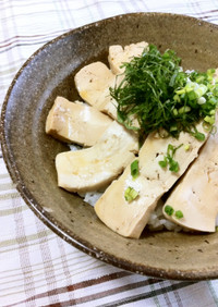 豆腐の漬け丼